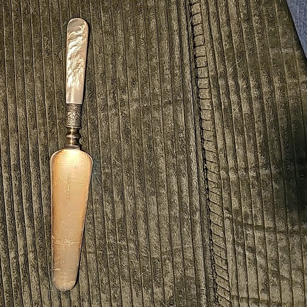 Mother of pearl handles cake server - Picture 4 of 5